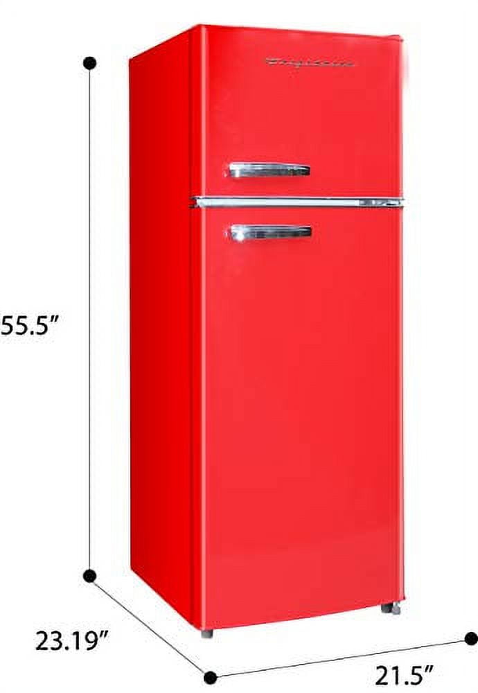 Walmart Eastlake - Jibrail is so excited about our Frigidaire 7.5 cu.ft  Retro Stainless Steel fridge with freezer only $229. Located by our  Stationary department. #1863NewItem