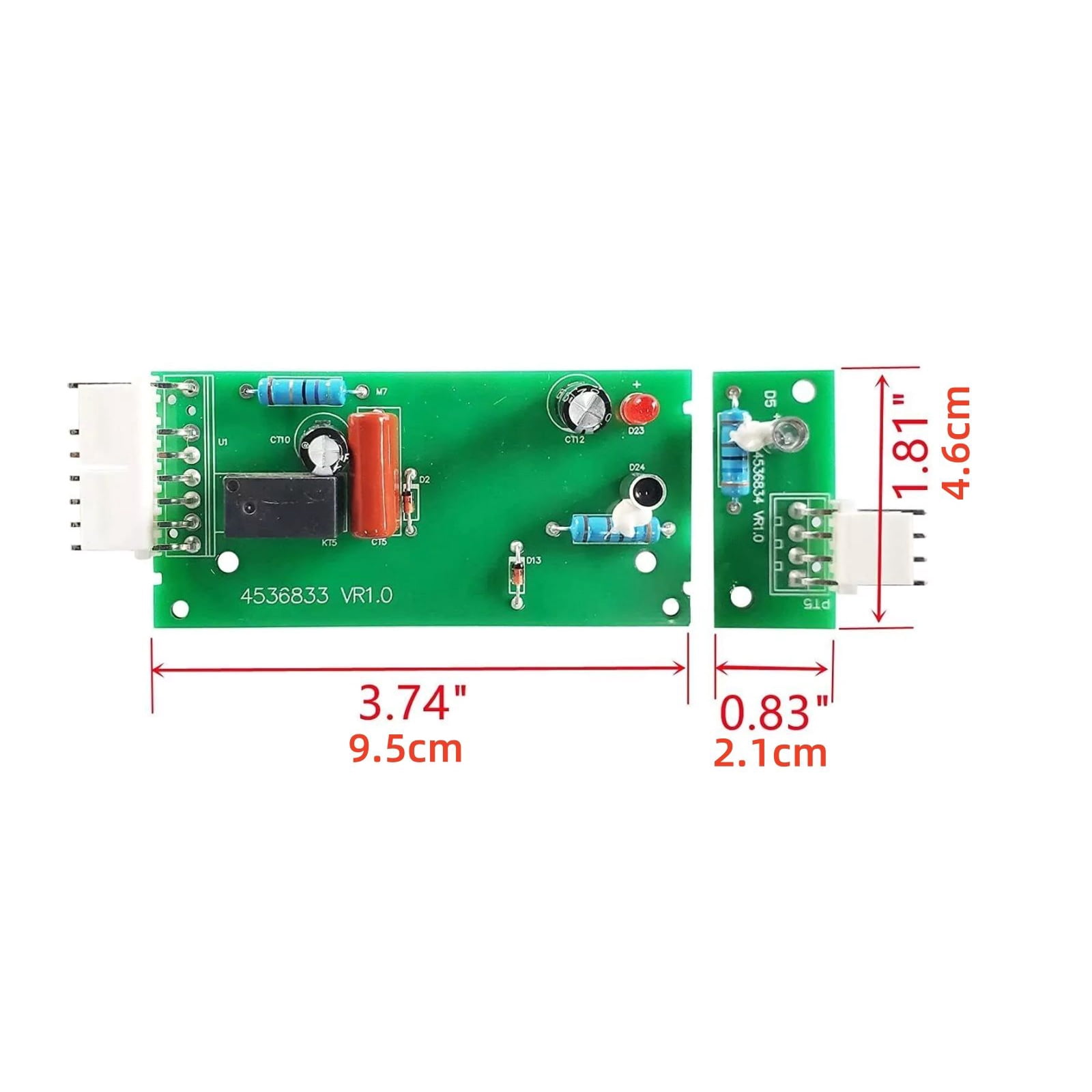 GUYUTING Ice Maker Repair Kit for Whirlpool Compatible Brands Superior Quality Easy to Install