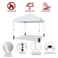 thumbnail image 5 of 10x10 ft Canopy Tent, Portable Outdoor Pop Up Commercial Canopy Tent with Wheeled Bag, Height Adjustable Straight Legs, Waterproof and UV Protection, 5 of 7