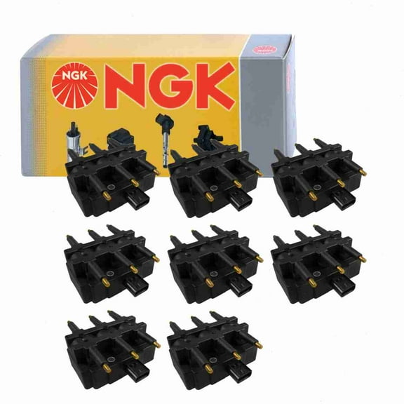 8 pc NGK 48695 Ignition Coils for 178-8518 2505-256196 36-1197 56032520AB 56032520AC 56032520AE 56032520AF 5603520 C522 E1133 E422 E887 E892 GN10181 GN10297 IC418 IC532 IC736 UF-305 UF-402 UF-412