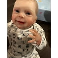 thumbnail image 4 of Lifelike Reborn Baby Dolls Boy - 18" Smiling Realistic Newborn Baby Dolls with Poseable Cloth Body, Real Life Baby Dolls with Accessories for 3+, 4 of 4