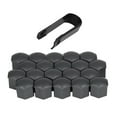 thumbnail image 7 of 20pcs 21mm Gray Plastic Car Wheel Nut Lug Hub Screw Rim Bolt Covers Dust Cap, 7 of 7