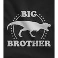 thumbnail image 3 of Tstars Boys T-Rex Big Brother T-shirt - Perfect Gift for Elder Sibling - Ideal for Birthdays, Pregnancy Announcements - Fun Dinosaur Themed Graphic Tee - Kids Love T-Rex - 3T California Blue, 3 of 6