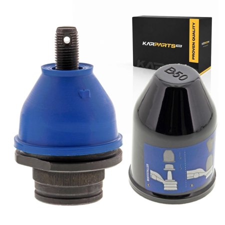 KarParts360 For 2006-2021 Ford Expedition Ball Joint | Neoprene | Blue Boot | Sintered Metal Bearing | Press-In Mounting | Threaded Stud