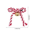 thumbnail image 3 of Christmas Bell Bow Ornaments 10 Piece Set, Festive Hanging Decorations for Tree, Wreath, Garland, Door, Mantel, Party Favors & Holiday Display, Coordinated Seasonal Ornament Collection, 3 of 7