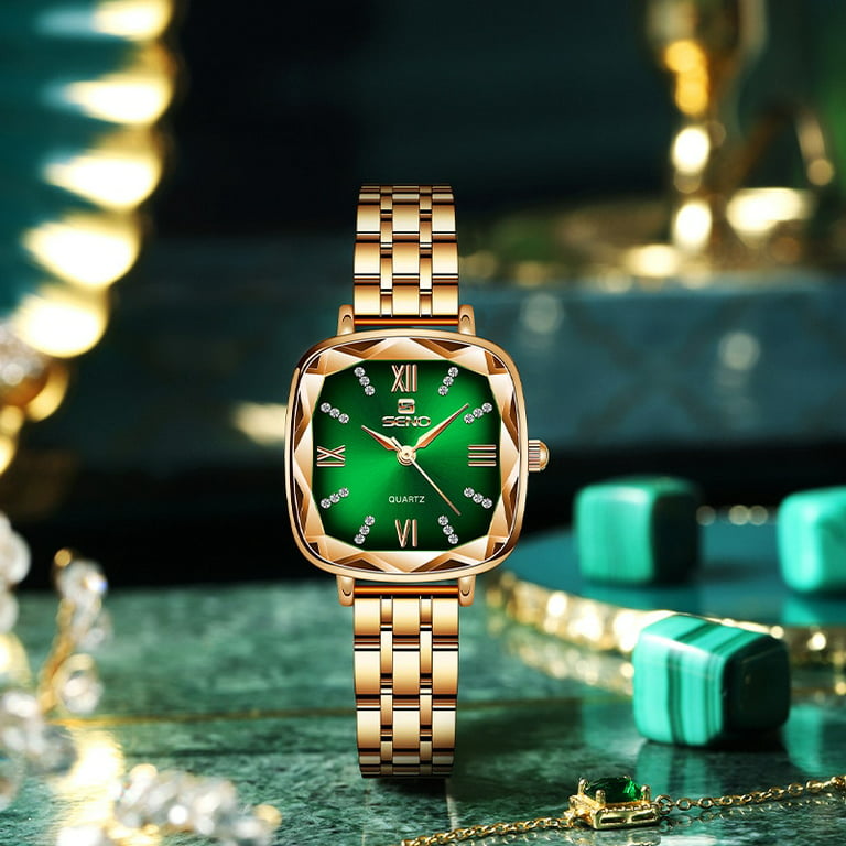 Rose Gold Women Watches 2022 Square Lady Wrist Watch For Female Clock  Stainless Steel Women Watch Brand Luxury relogio feminino