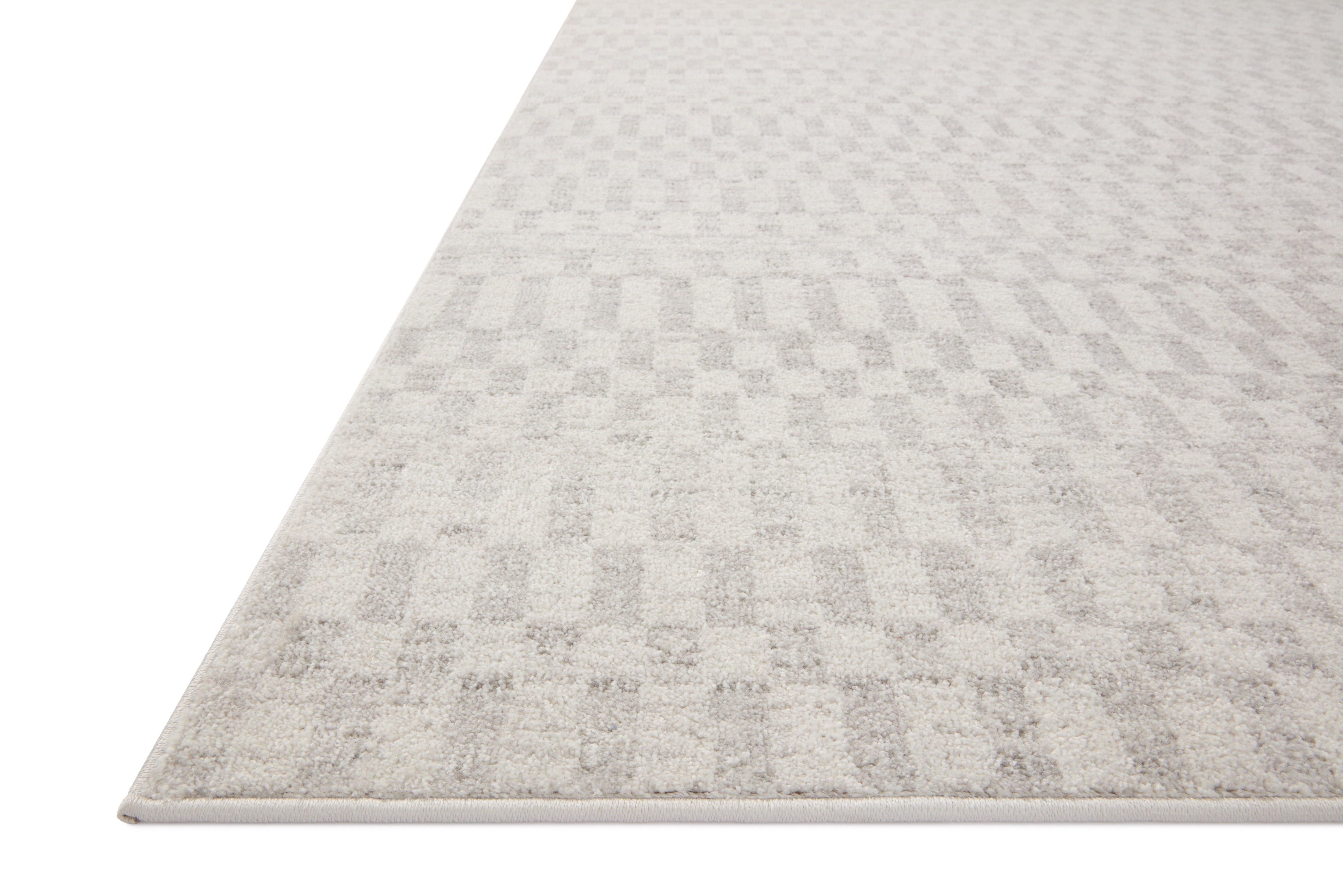Loloi Kamala Ivory / Grey 2'-7" x 8'-0" Runner Rug