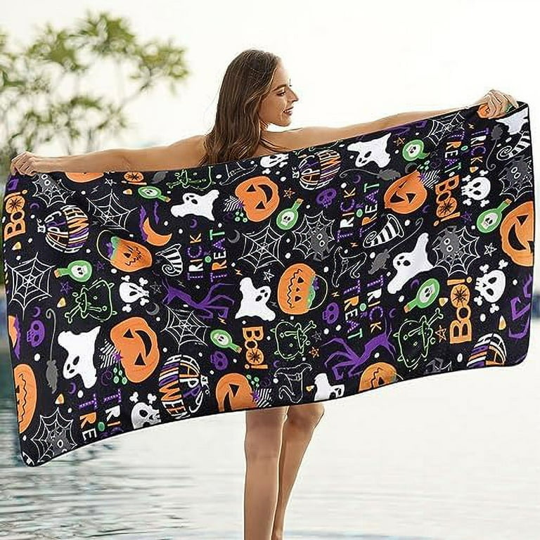 Halloween bath towel set hotsell