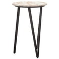 thumbnail image 5 of Safavieh Reni Modern Metal Round End Table, Brown / Black, 5 of 9