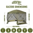 thumbnail image 5 of CLAM QuickSet Escape Portable Outdoor Gazebo Canopy Shelter & 3 Wind Panels, 5 of 12