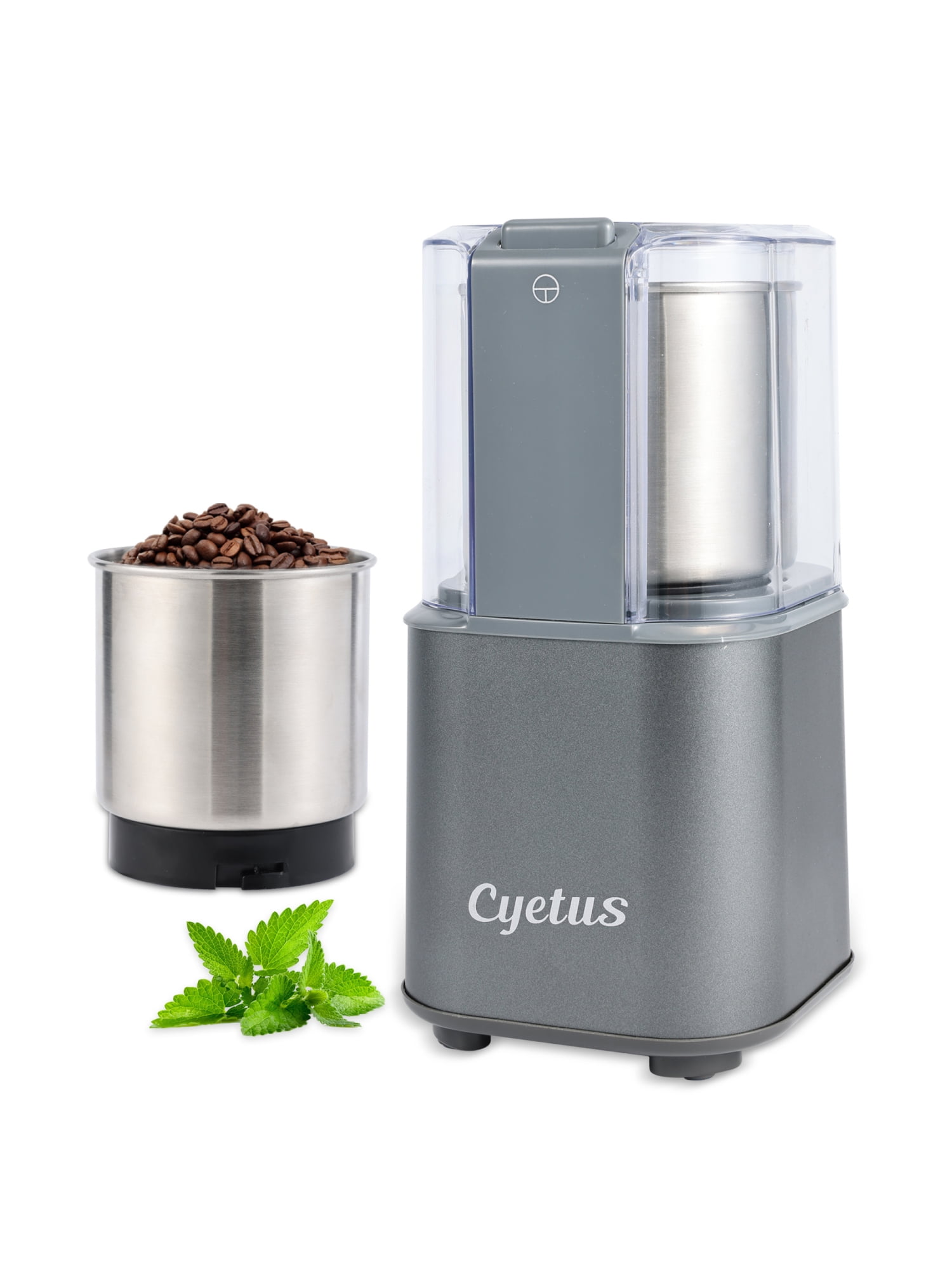 CYETUS Electric Coffee Bean Grinder with Removable Stainless Steel Bowl