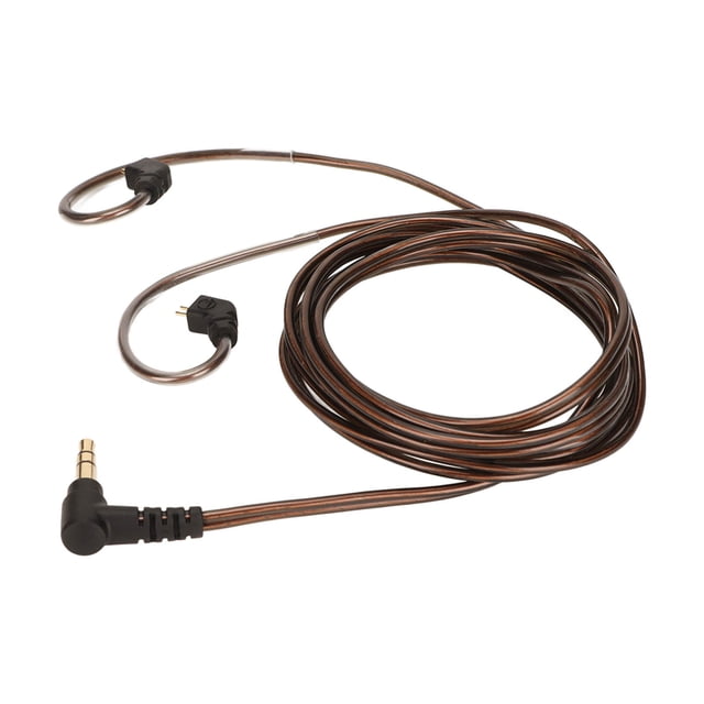 Cable de Auriculares, Reemplazo Ofc Core Reducción de Ruido Elegante Cable de Sonido de Auriculares Soft para QDC para Trn paraee