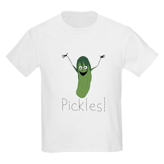 CafePress - Pickles! T Shirt - Light T-Shirt Kids XS-XL