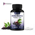 thumbnail image 2 of Baya del saúco, vitamina C y zinc (con vitamina D3 y jengibre), potencia la inmunidad y la energía, antioxidante, 120 cápsulas, 2 of 5