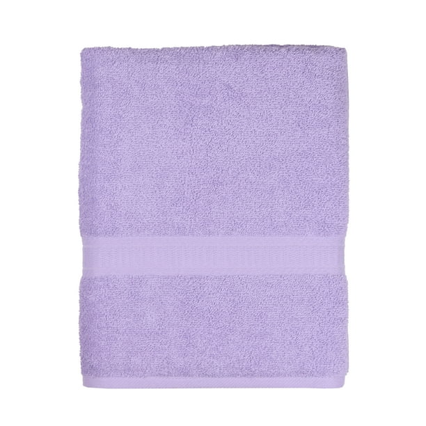 Mainstays Solid Bath Sheet, Lavender - Walmart.com