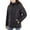 W01-Black, variant on Heated Jacket for Men Women Soft Shell Electric Heating Jackets 15 Heating Zones Heated Coat Winter Warm Coats Black M