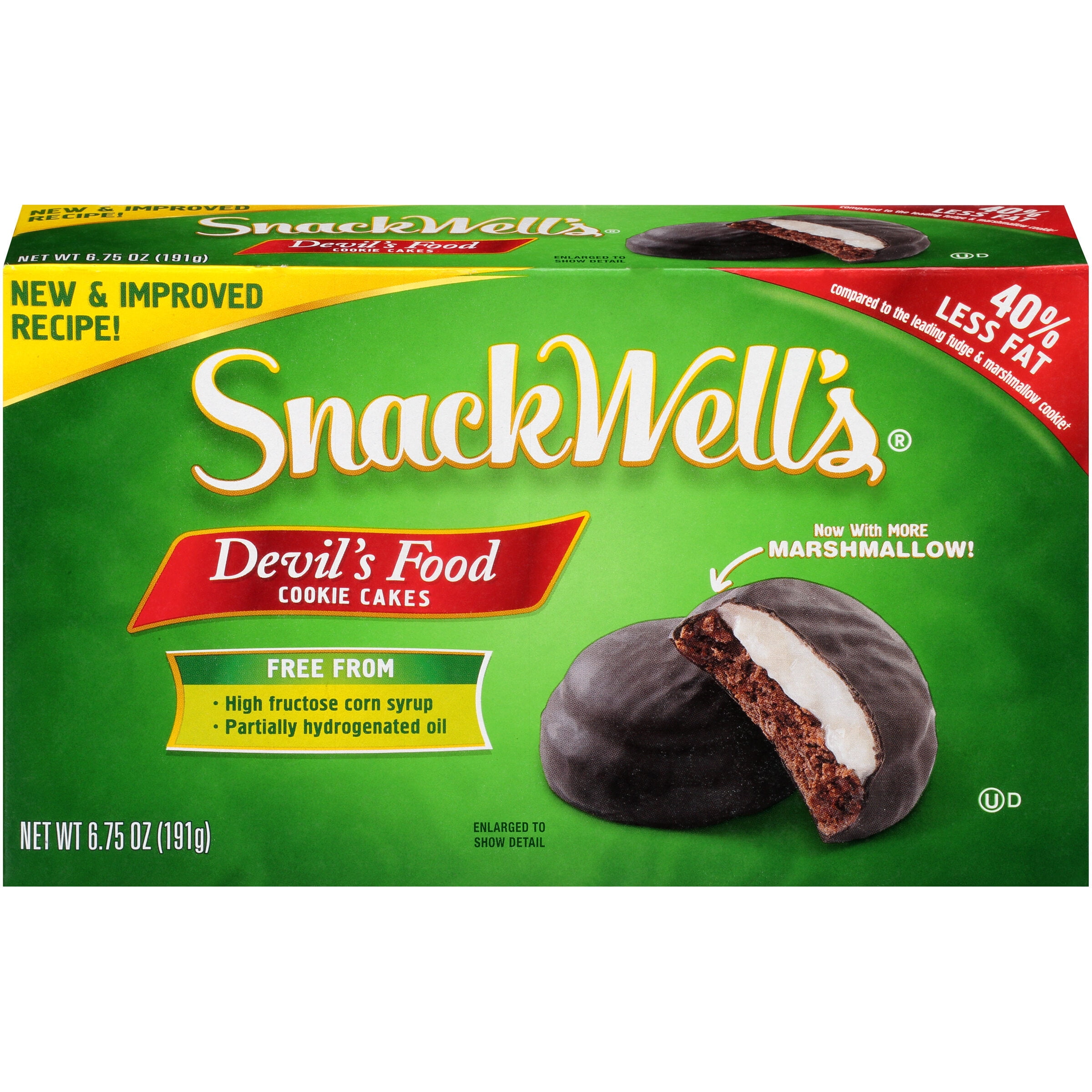 SnackWell's® Devil's Food Cookie Cakes 6.75 oz. Box