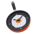 thumbnail image 4 of Inteprter Pan with Fried Egg Shape Wall Clock for Kitchen Bedroom Decoración del hogar Naranja 22x19x4cm, 4 of 6