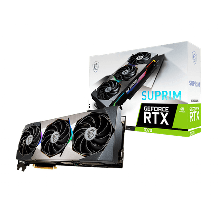 8GB MSI GeForce RTX 3070 Suprim X NON-LHR PCI Express 4.0 RTX-3070-SUPRIM-X-8G