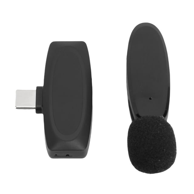Micrófono Lavalier Inalámbrico, Conexión Rápida De Micrófono De Solapa Para Grabación De Vídeo