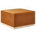 thumbnail image 2 of Tilden Ottoman in Rust Natural, 2 of 9