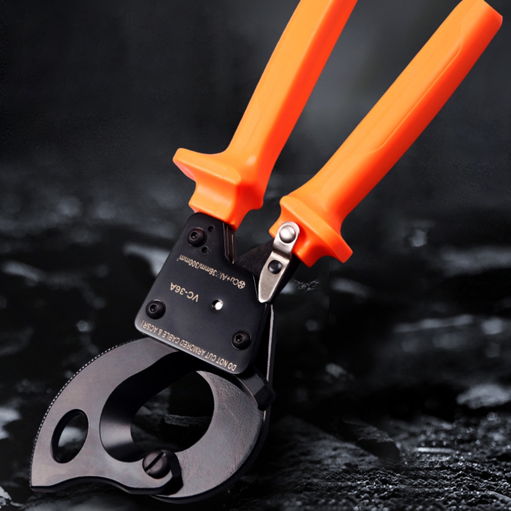 MOMOJIA Convenient Ratcheting Cable Cutter Easy to Use Cutting Tool Suitable for Different Wire Up to 250mm²/300mm²/500mm²