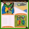 thumbnail image 3 of Payaso reflectante Fjoron de Yard Signs para Halloween, 84,3 x 30 cm, 2 unidades, 3 of 7