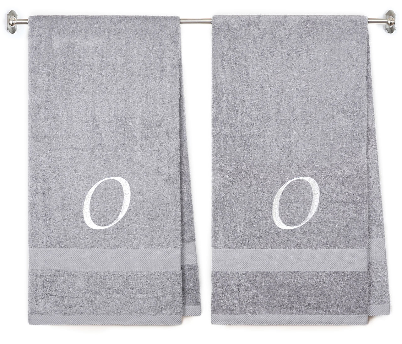 sea green New Details about   Avanti Home Hand Towels 100% Cotton w/silver & gray circles 