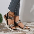 thumbnail image 5 of BRGZLK Top Sandals for Women Summer Vintage Casual Fish Mouth Open Toe,Women's Summer Size Wedge Fish Mouth Roman Sandals, 5 of 8