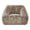 Fluffy Brown, variant on Fulsmile 4FT Bean Bag Chair for Adults, Compressed Cozy Lazy Sofa Filled with Memory Foam, Trapezoidal Large Reading Fluffy Chair for Bedroom Living Room Video Room, Brown