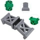 thumbnail image 2 of 6 soportes para puentes de vías de tren, piezas de vía de tren, elevadores para puentes de vías de madera, accesorios ferroviarios, 2 of 8