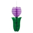 thumbnail image 2 of Dserhfy Spring Tulip Flower Honeycomb Centerpieces Paper Tulip Floral Honeycomb Ceiling Hanging Decoration for Office Home Wedding Birthday Decor, 2 of 8