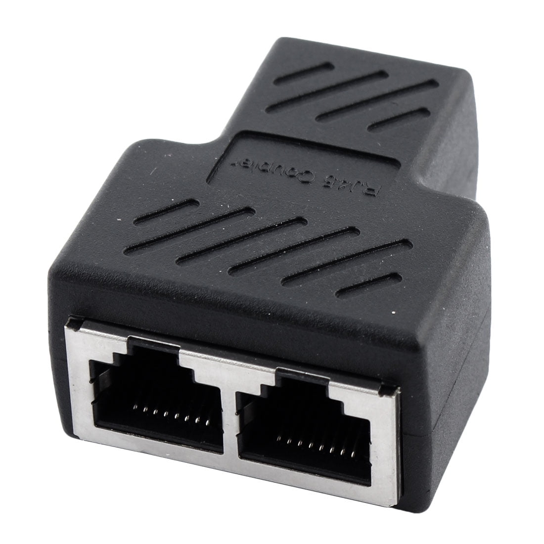 RJ45 1 to 2 Port to Female Network Ethernet Socket LAN Splitter Adapter - Walmart.com