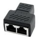 RJ45 1 à 2 Ports Femelle à Femelle Réseau Ethernet Socket Adaptateur de Répartiteur LAN – image 1 sur 2