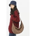 thumbnail image 2 of CoCopeaunts Vintage Hobo Bag for Women Men Corduroy Crossbody Shoulder Bag Large Capacity Crossbody Bags School Commuting Handbag, 2 of 7