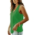 thumbnail image 3 of MOSHU Tank Tops for Women Flowy Deep V Neck Women Shirts Loose Fit Summer Sleeveless Tops, 3 of 9