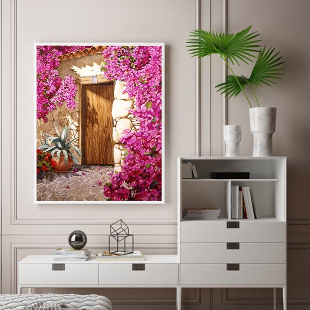 Cuadros Decorativos Yard Corner pintura al óleo por números Kit DIY pintura acrílica sobre lienzo (B1404) Ndcxsfigh Nuevos Originales