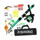 thumbnail image 3 of Caña De Pescar Para Niños, Accesorios De Pesca, Caña De Pescar Telescópica De Viaje Y Carrete Verde, 3 of 8