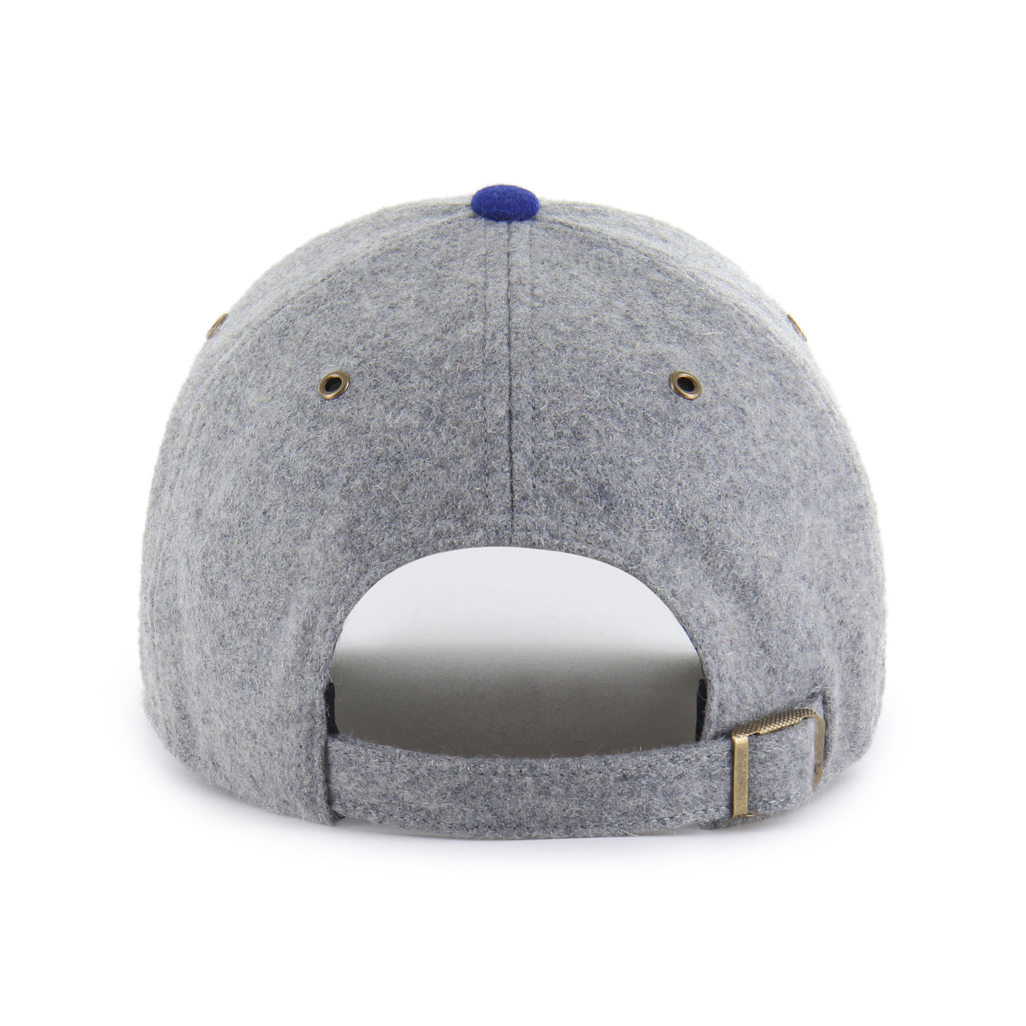 Men's '47  Gray/Royal Los Angeles Dodgers Golden Age Wool Clean Up Adjustable Hat