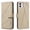 Beige, variant on Allytechgroup Case for iPhone 11 with Credit Card Slot, RFID Blocking PU Leather Slim Stand Wallet Flip Case Shockproof Full Body Cover Bumper for iPhone 11, Black