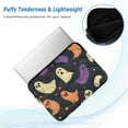 thumbnail image 2 of FORMRS 13"-13.3" Laptop Sleeve Protective Case Soft Carrying Quilted Computer Bag Cover, Purple Halloween Ghosts, 2 of 7