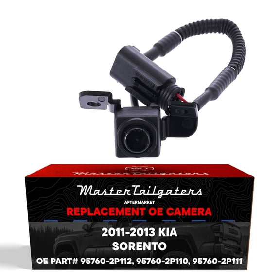 Master Tailgaters Replacement for Kia Sorento (2011-2013) Rear View Backup Camera OE Part # 95760-2P110, 95760-2P111, 95760-2P112