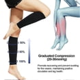 thumbnail image 3 of Calves Medical Compression Stockings Women & Men Varicose Veins Medical Thrombosis Stockings Protection with 20-30 mmHg Class 2 Gradient Compression, 3 of 5
