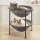 thumbnail image 1 of Cama Doble para Gatos JUNSPOW Gris Transpirable para 2 Gatos, 1 of 6
