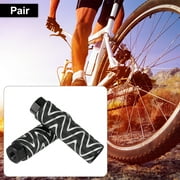 Motoforti 1 Pair Axle Rear Foot Pegs Footpegs Universal Aluminum Alloy for BMX MTB Bike Bicycle 3/8 Axles Black