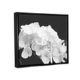 thumbnail image 3 of Delicate White Hydrangea Petals Botanical & Floral Photograph Jet Black Framed Art Print Wall Art, 3 of 6