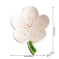 thumbnail image 3 of Clearance under $1!piaybook Bathroom Accessories Flower Ceramic Soap Box Creative Hotel Toilet High End Drain Soap Plate Home Flower Soap Disc Pallet Home Travel Bathroom Products, 3 of 4