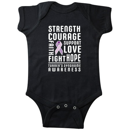 

Inktastic Turners Syndrome Awareness Strength Courage Support Gift Baby Boy or Baby Girl Bodysuit