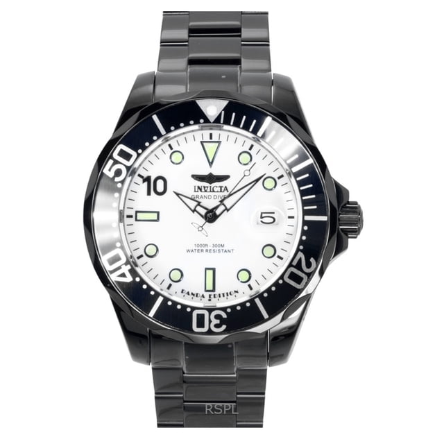 Invicta Pro Diver PANDA Stainless Steel Silver Dial Automatic 48707 300M Men's Watch