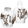 thumbnail image 5 of Lotusprinthandmade Couple Valentine's Day Deer Hunting His Doe/Her Buck Hoodie 3D (Lightweight) S-5XL Multicolor (S), Matching Deer Hunter Hoodie Set, 5 of 5